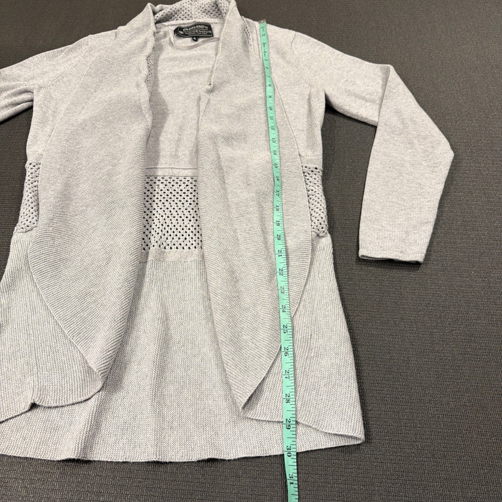 Overland By Indigenous Dawn Organic Cotton Circle Cardigan Sweater Size Small — image 3 of 7